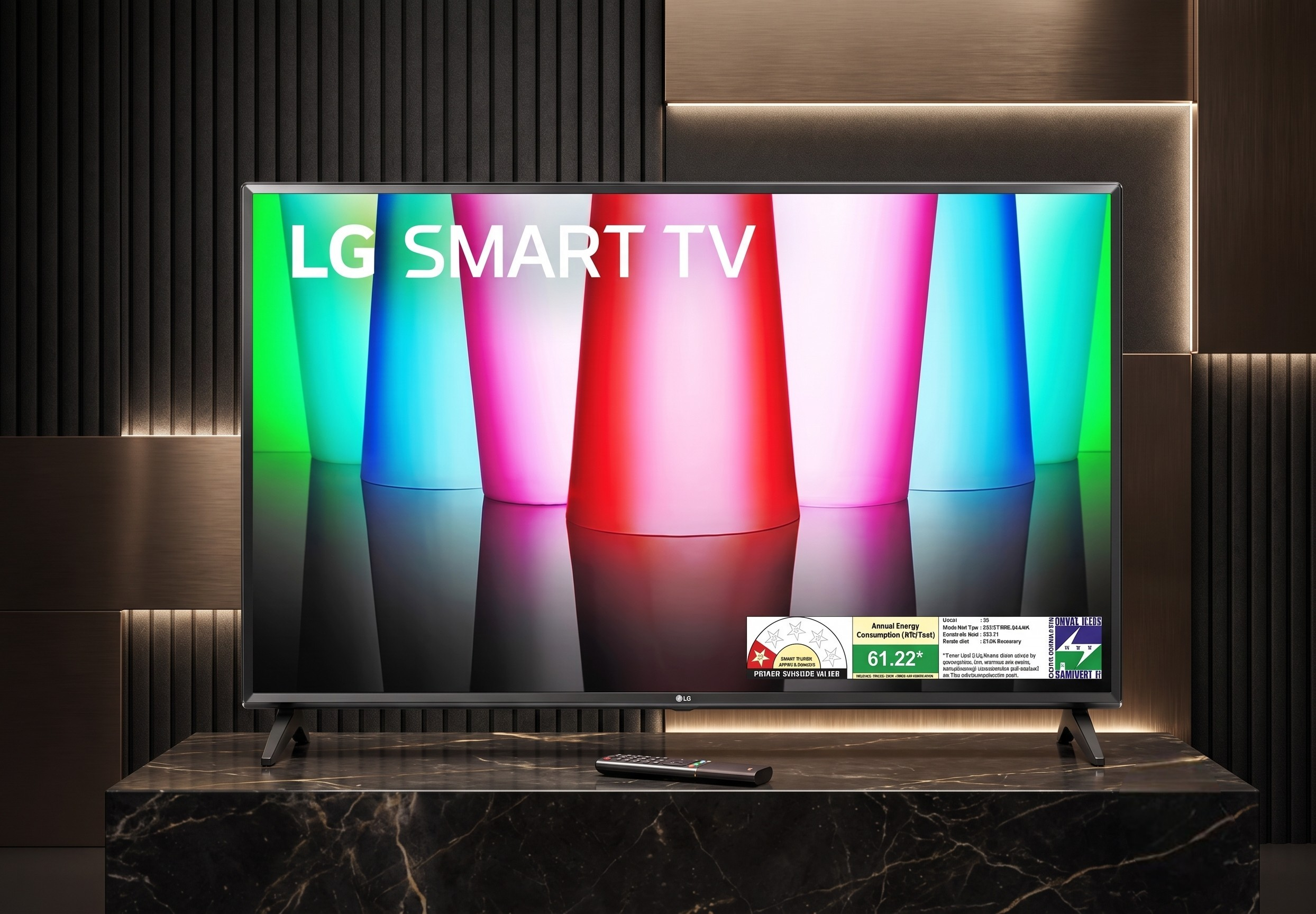 LG 80cm (32 Inch) HD Ready Smart LED TV (32LR573B6LA, Black, α5 Gen6 AI Processor, Active HDR)